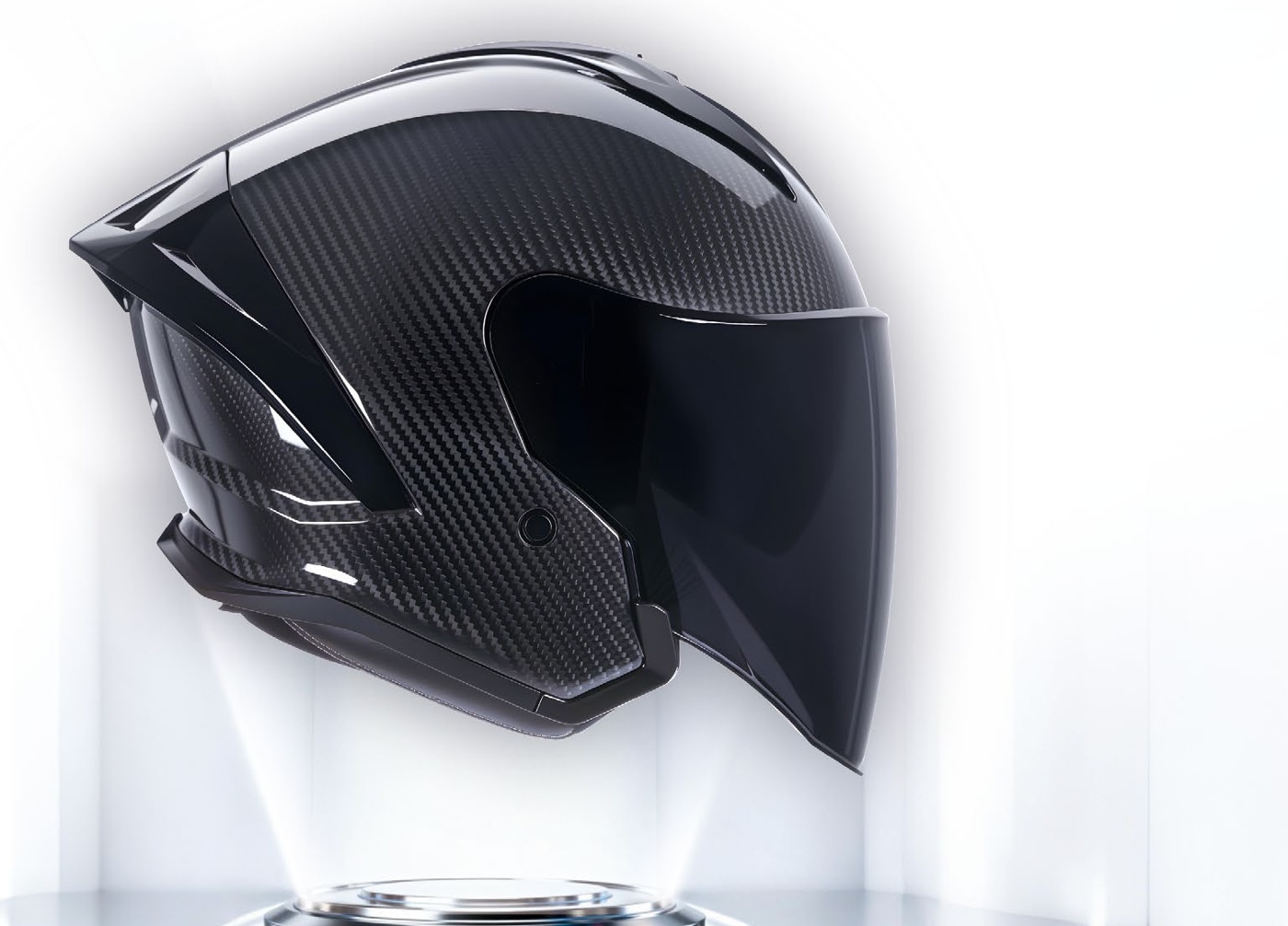 Open-face helmet